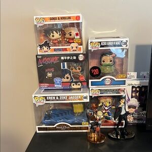 Funko Dragon Ball, Attack on Titan, Jujutsu Kaisen Figures